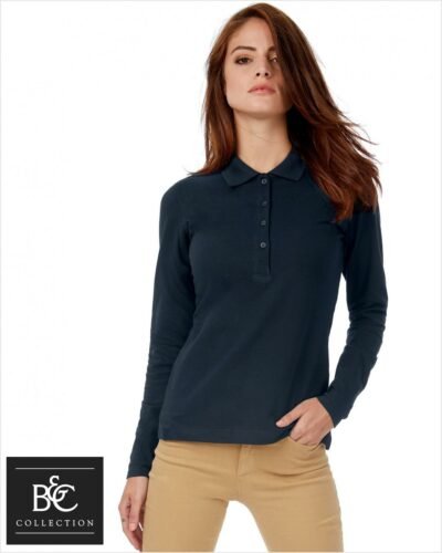 Polo Damskie z długimi rękawami Safran Pure LS