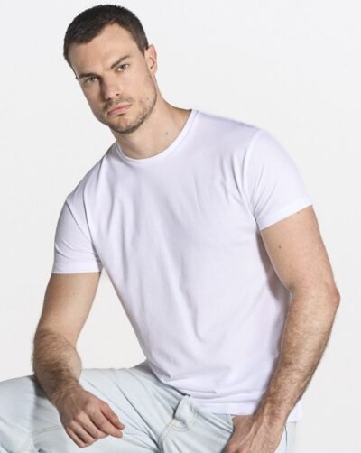 T-Shirt męski JHK Regular z krótkim rękawem